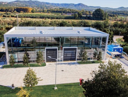 Palafolls exterior dron